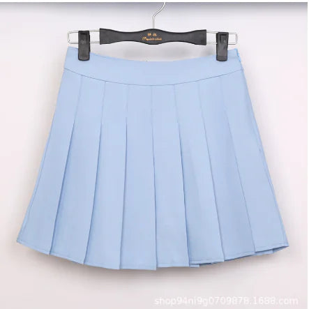 Chic Pleated Midi Skirt
