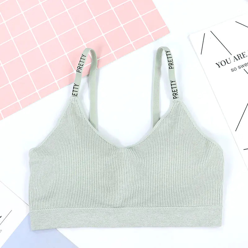 Athletic Alphabet Bandeau Top