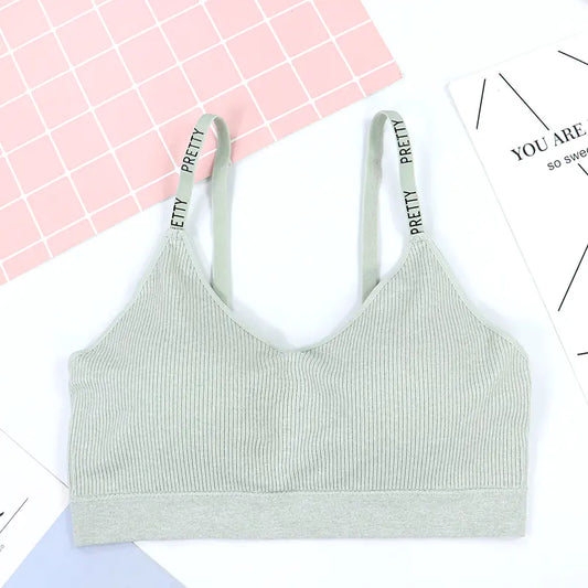 Athletic Alphabet Bandeau Top