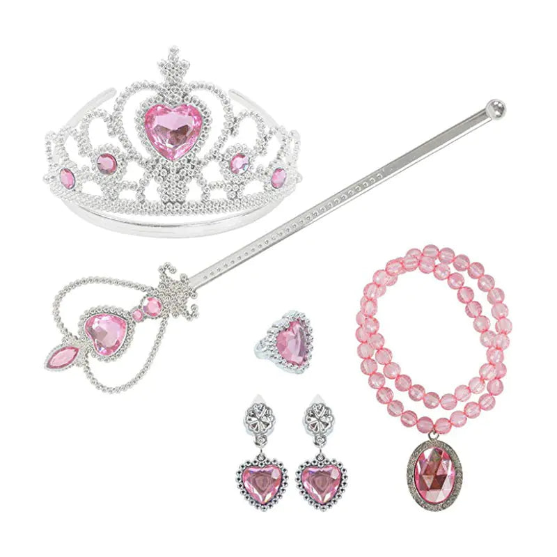 Frozen Princess Accessory Set with Gloves and Wand