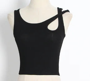 2020 Chic Asymmetrical Crop Tank