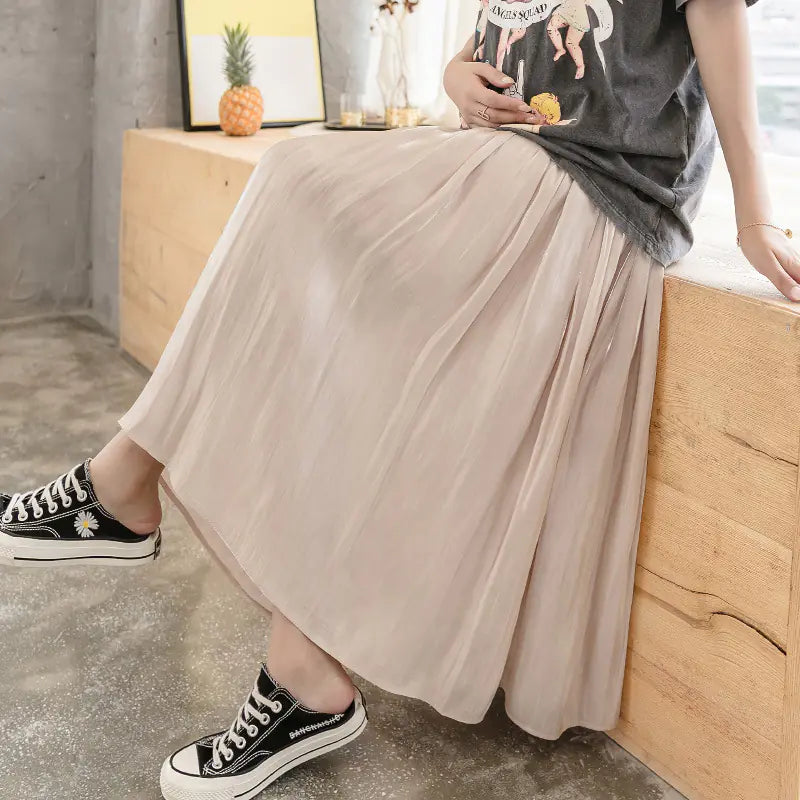 Chic Bump Midi Skirt