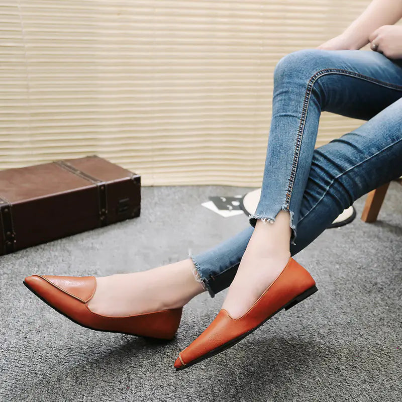 Elegant Pointed Comfort Flats