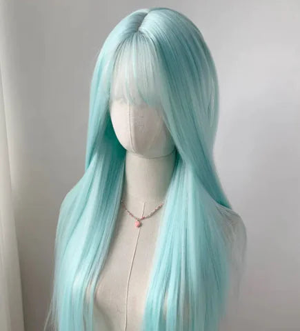 Elegant Long Straight Lace Wig