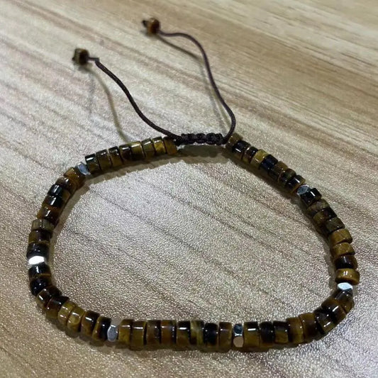 Regal Stone Braided Friendship Bracelet
