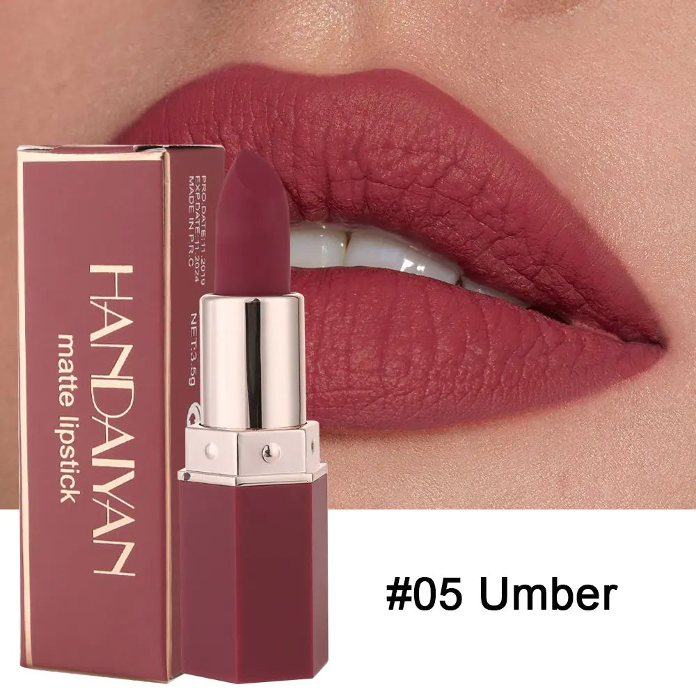Six-Shade Velvet Matte Lipstick