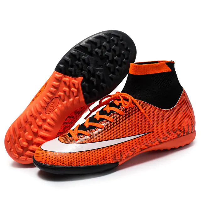 Men's Nylon Soccer Cleats - Outdoor Athletic Shoes