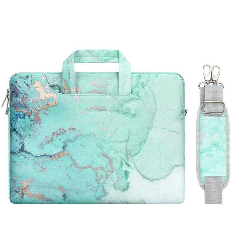 Chic Canvas Print Handbag