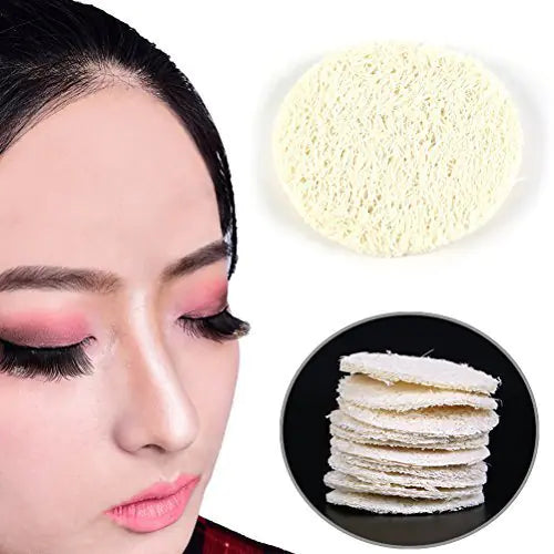 Eco-Friendly Loofah Face Pads 6x6cm