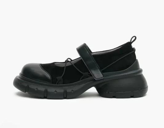 Chic Leather Platform Pumps