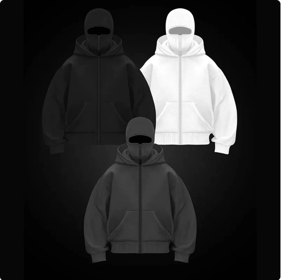 Twin Hood Fleece Sweatshirt