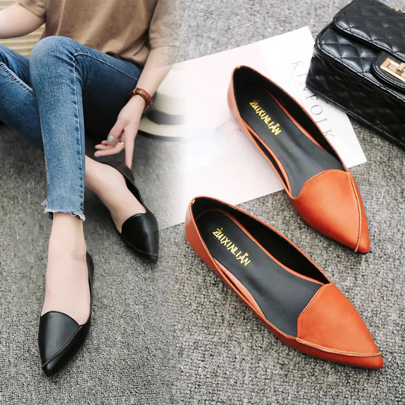 Elegant Pointed Comfort Flats