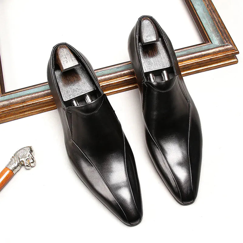 Elegant British Leather Oxfords
