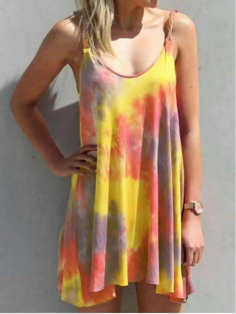 Chic Cotton Swing Camisole Dress