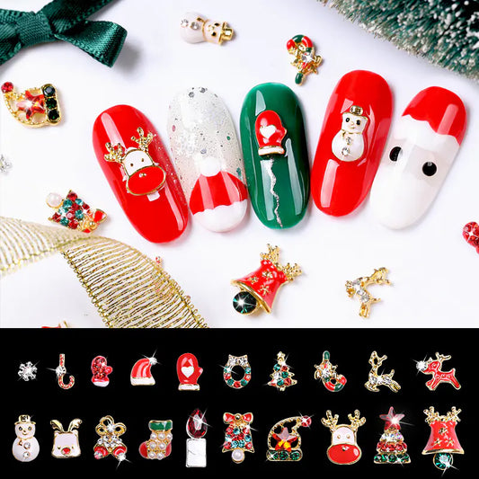 Frosty Flakes Nail Art Charms