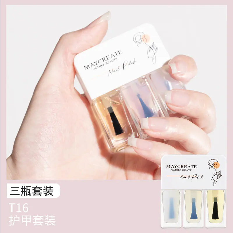 Quick-Dry 3-Piece Peel-Off Nail Polish Set