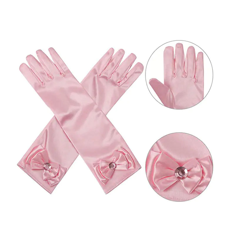 Frozen Princess Accessory Set with Gloves and Wand