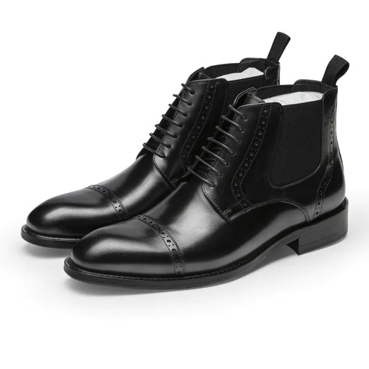 Men's Elegant Cowhide Martin Boots