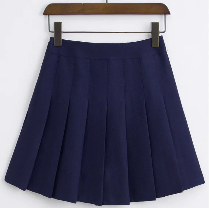 Chic Pleated Midi Skirt