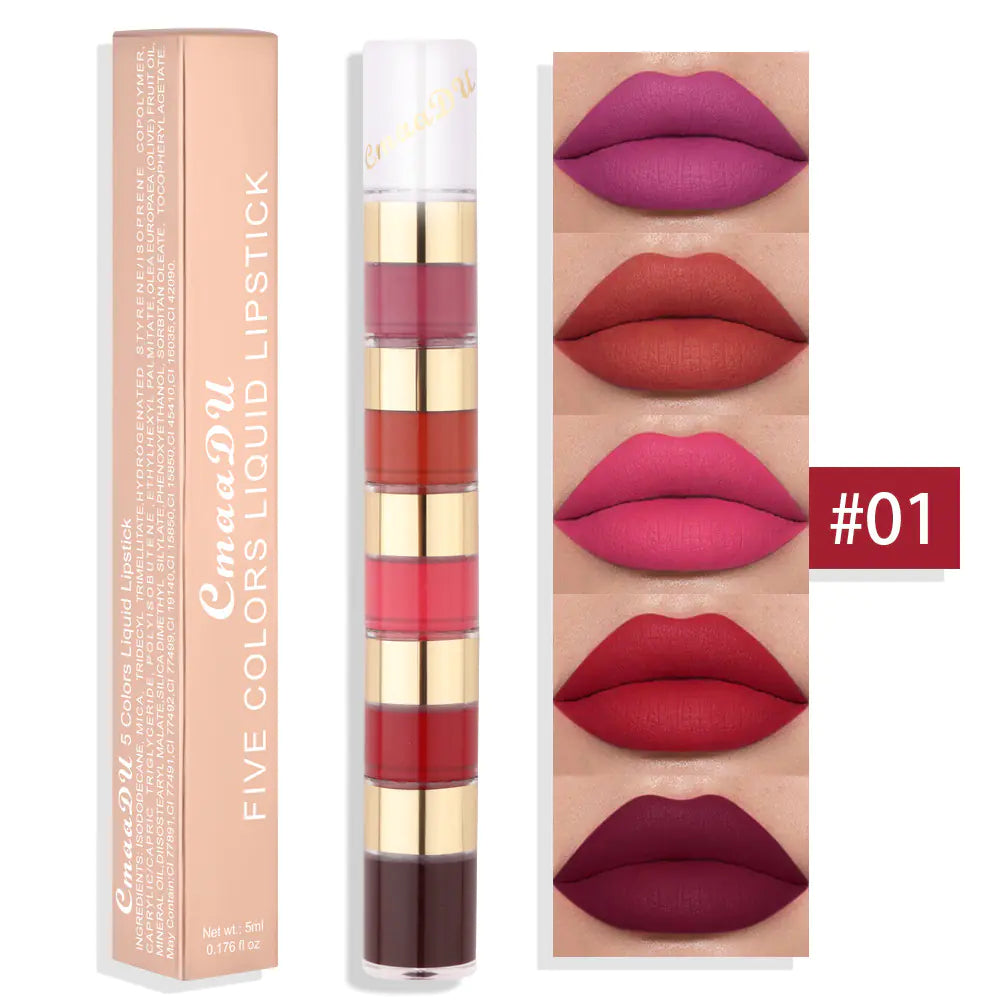 EndureShine 5-Color Matte Lip Gloss