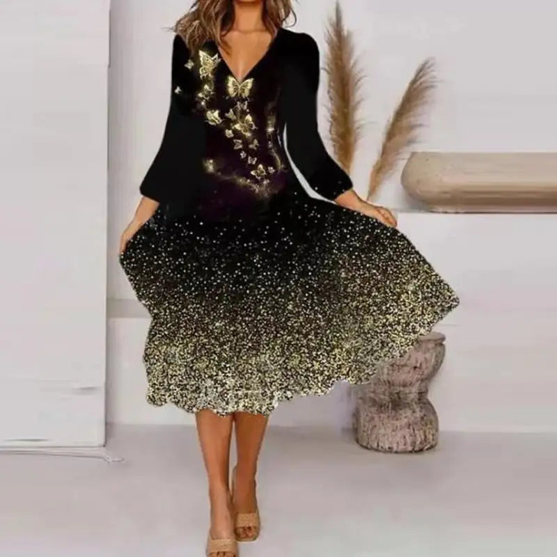 Swift-Dry Elegant Black Skirt