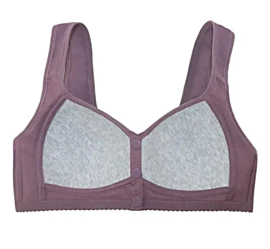 Chic Button-Up Lounge Bra