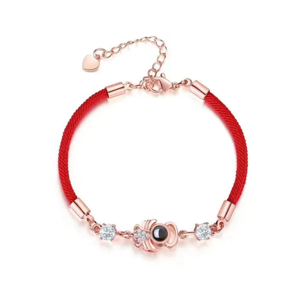 Unisex Angelic Charm Projection Bracelet
