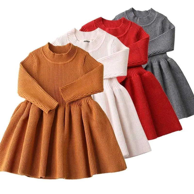 Cozy Cotton Knit Skirt for Kids