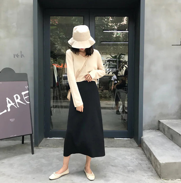 Mid-Calf Curve Enhancer Skirt Series