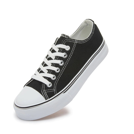 Iarus Womens Comfort Canvas Low-Top Sneakers
