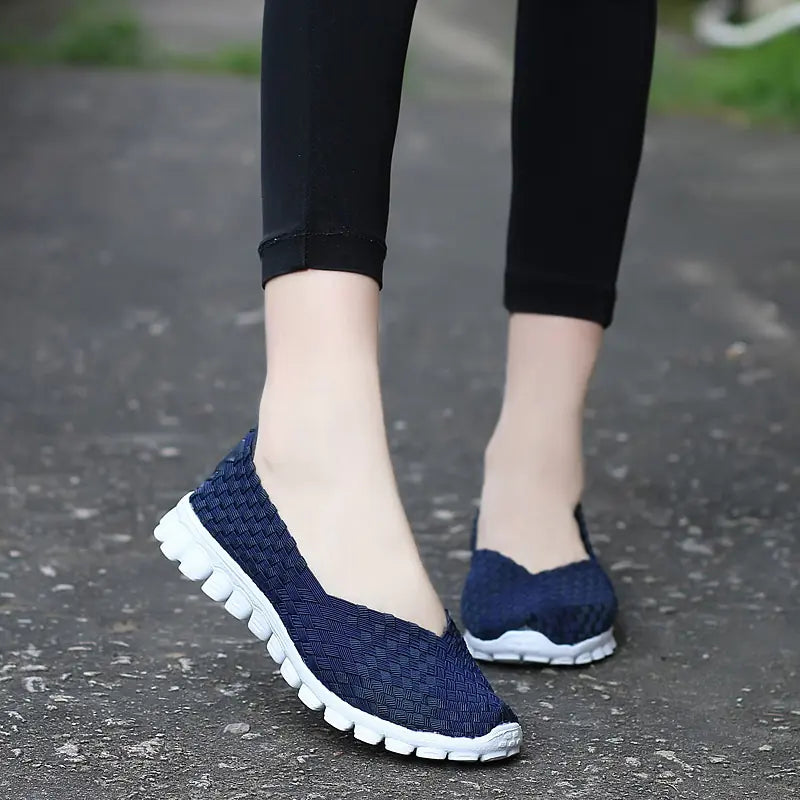 Chic Beijing Flat Slip-Ons