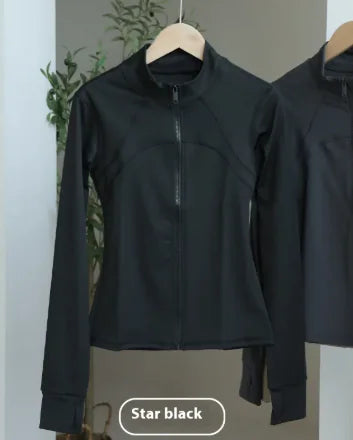 Athletic Zip Collar Top