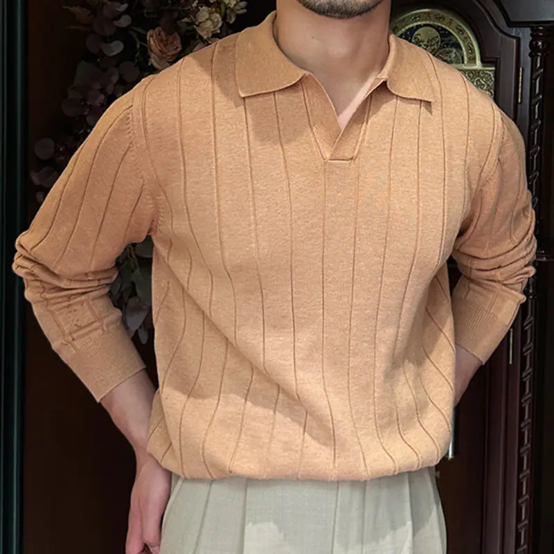 2023 Men's Fall Chic Slim Knit Sweater