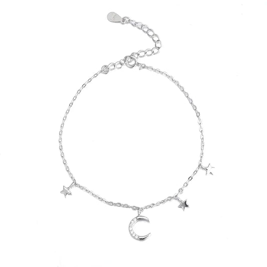 S925 Starlight Moon Bracelet