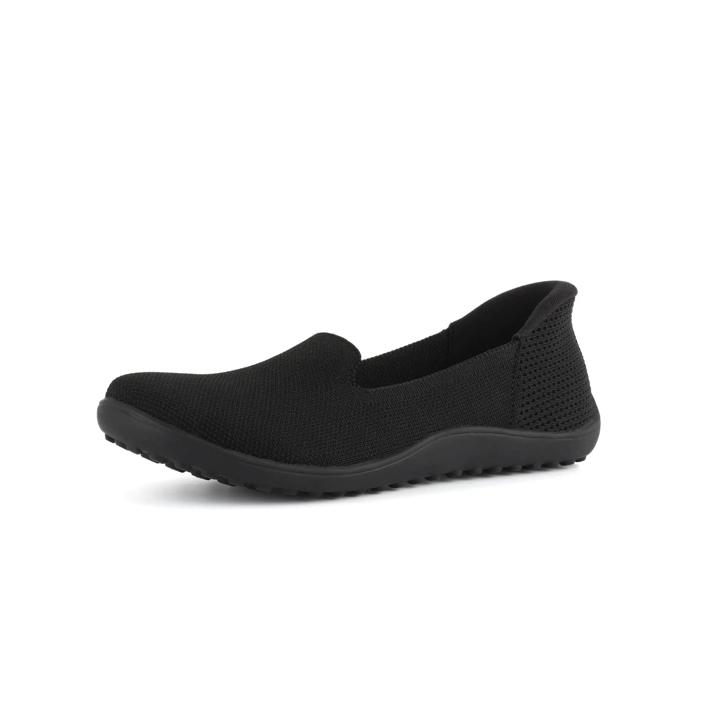 Mashand Women's Wide Toe Slip-On Knit Loafers