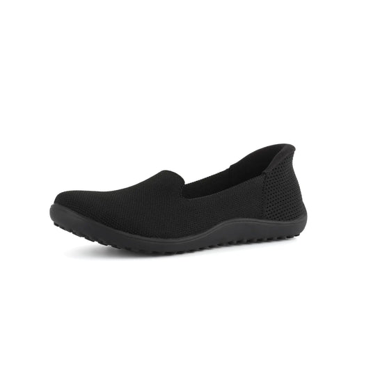 Mashand Women's Wide Toe Slip-On Knit Loafers