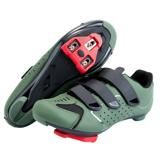 Unisex Spin Cycle Shoes Size 14 - Shimano SPD & Delta Cleat Compatible - Olive Green