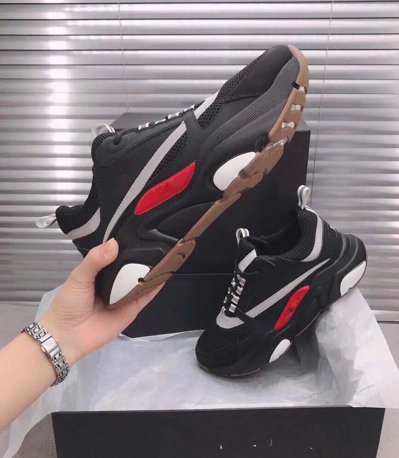 Trendy Color-Block Couple Sneakers