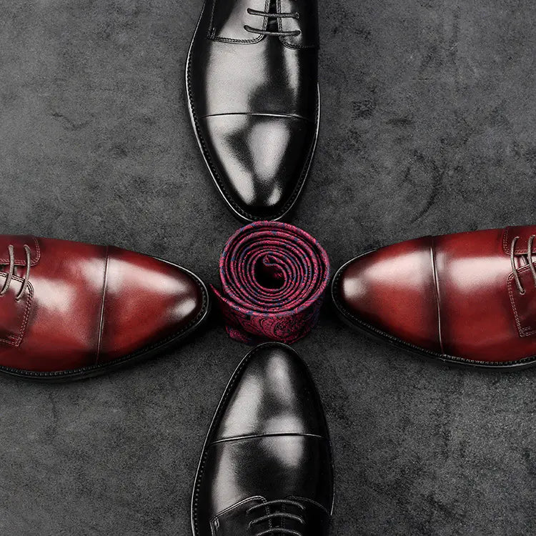 Gent's Sleek Suede Footwear