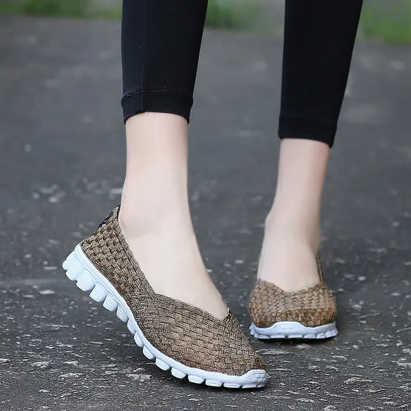 Chic Beijing Flat Slip-Ons