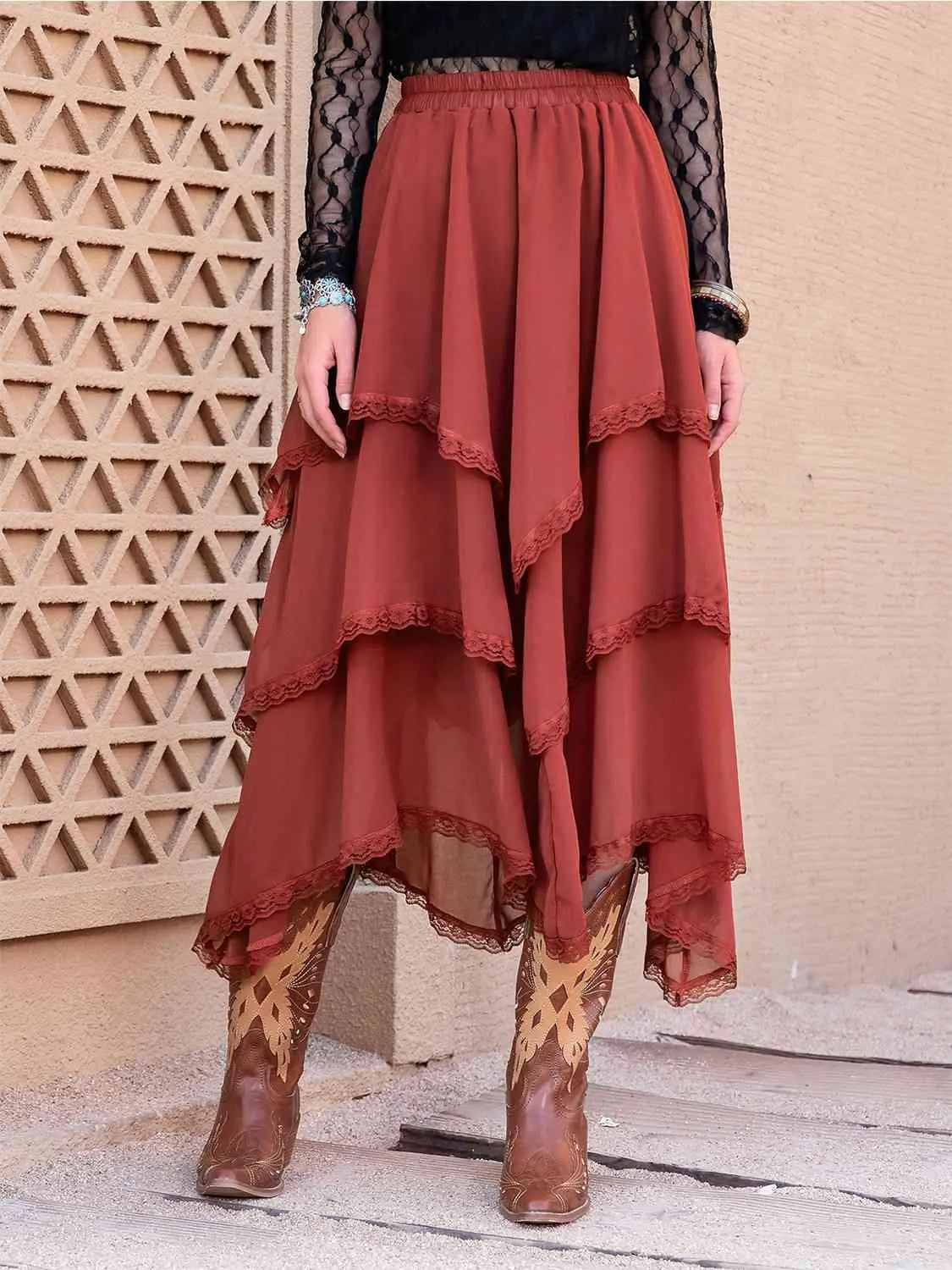 Elegant Dream Midi Skirt