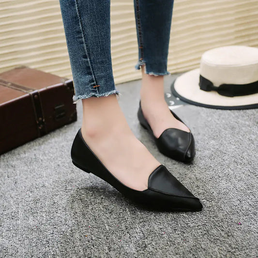 Elegant Pointed Comfort Flats