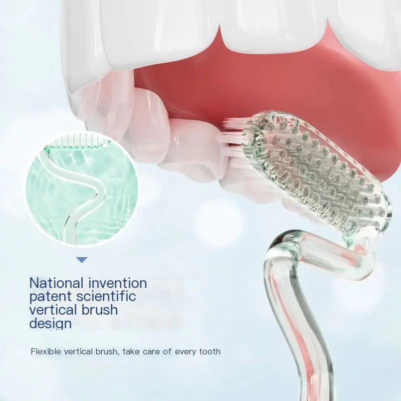 MLK S-Curve Gentle Bristle Toothbrush