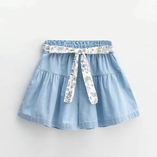 Chic Girls' Denim Shorts