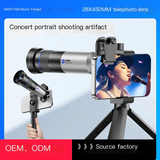 450mm HD Zoom Lens for Smartphones