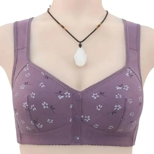 Chic Button-Up Lounge Bra