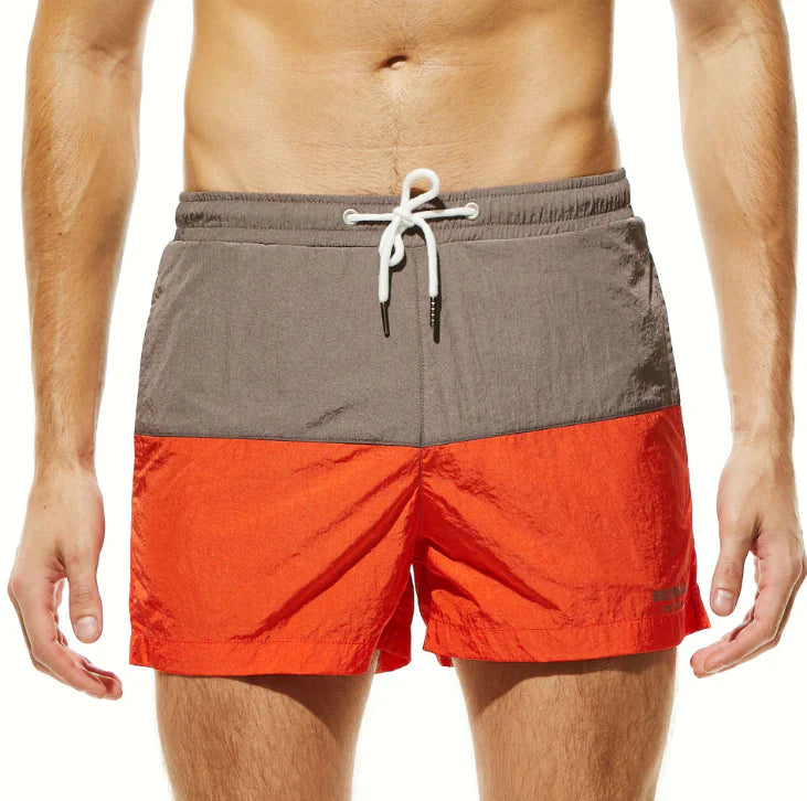Vibrant Color Block Shorts