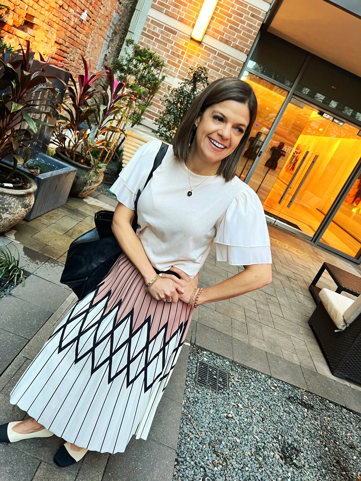 Magnolia Evening Pleats Skirt