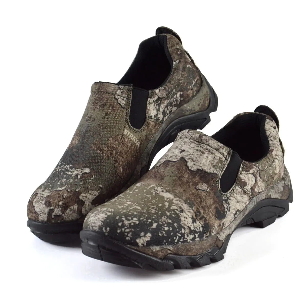 RUNFUN Men's Waterproof Slip-On Walking Shoes