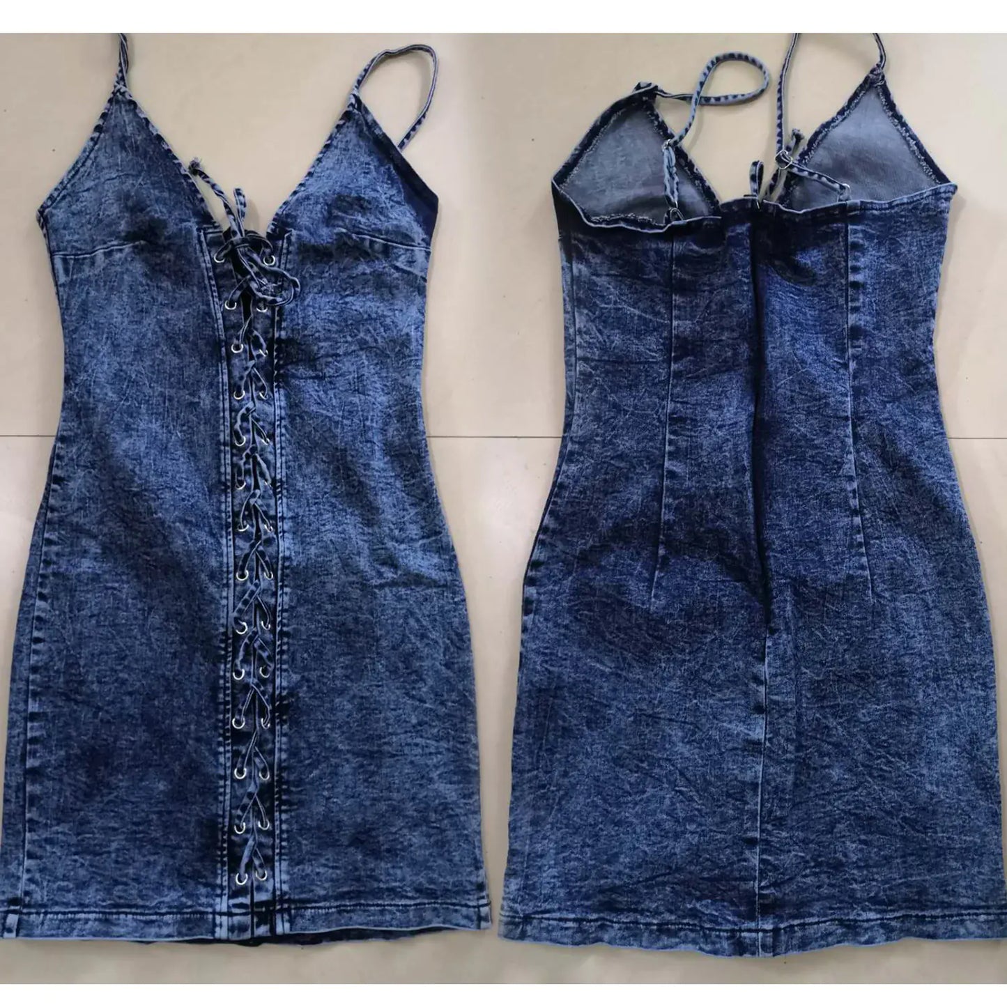 FlexiFit Denim Bodycon Skirt